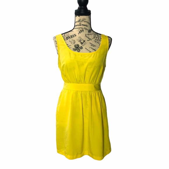 Forever 21 Dresses & Skirts - FINAL PRICE Forever 21 Yellow Back Tie Dress